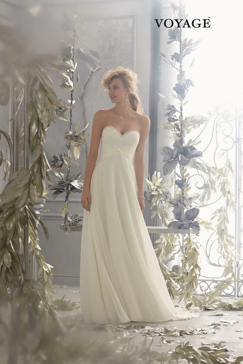 Morilee Dress 6783 Ivory/Silver Size 12