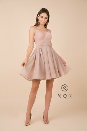 NOX Anabel Short Dress 681 Blush Size S