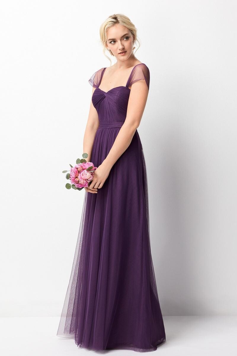 Wtoo by Watters Bridesmaid Dress 243 Plum Size 10