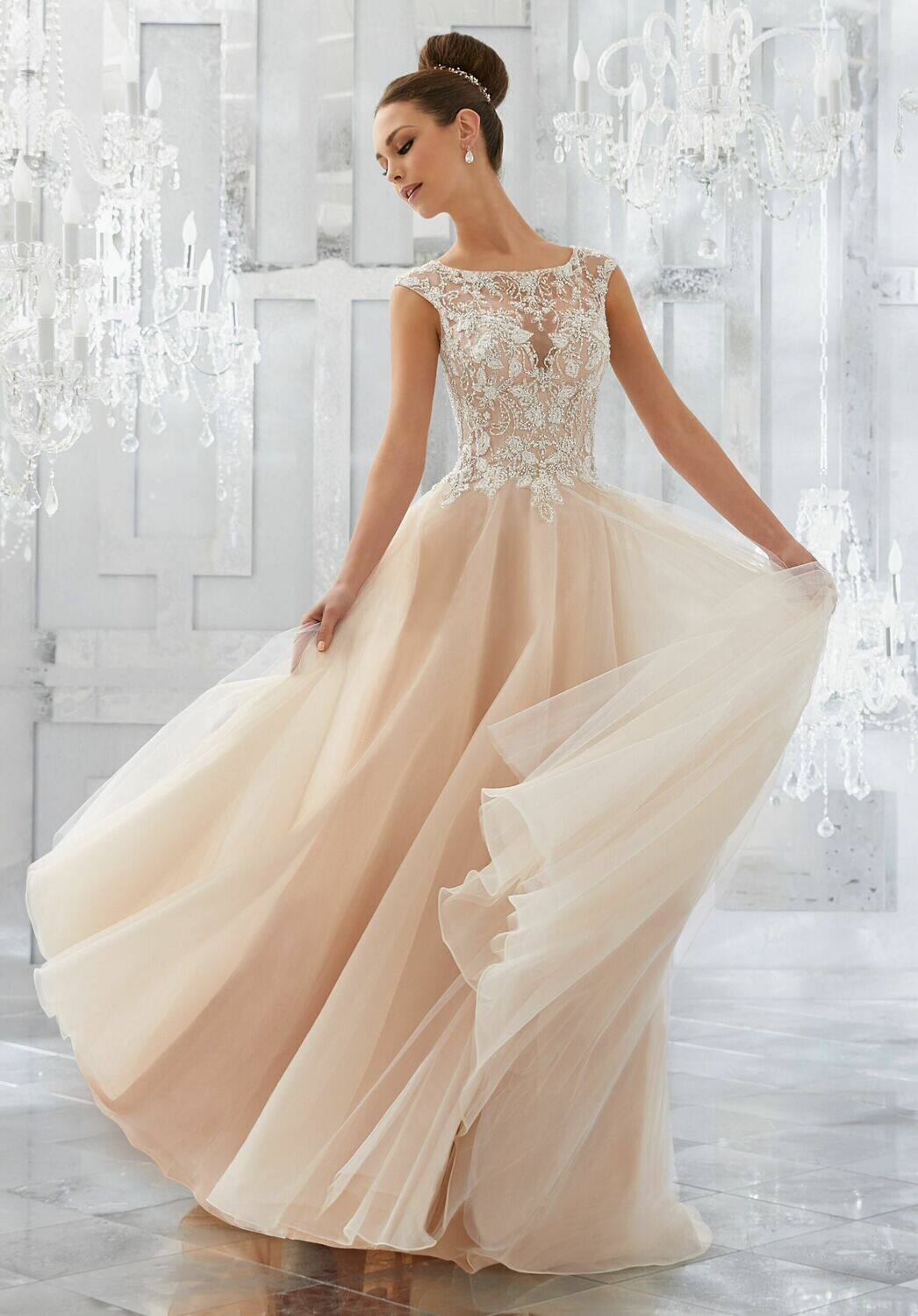 Morilee Dress 5567 Mirella Ivory Size 10