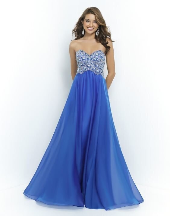 Blush Dress 9904 Periwinkle Size 6