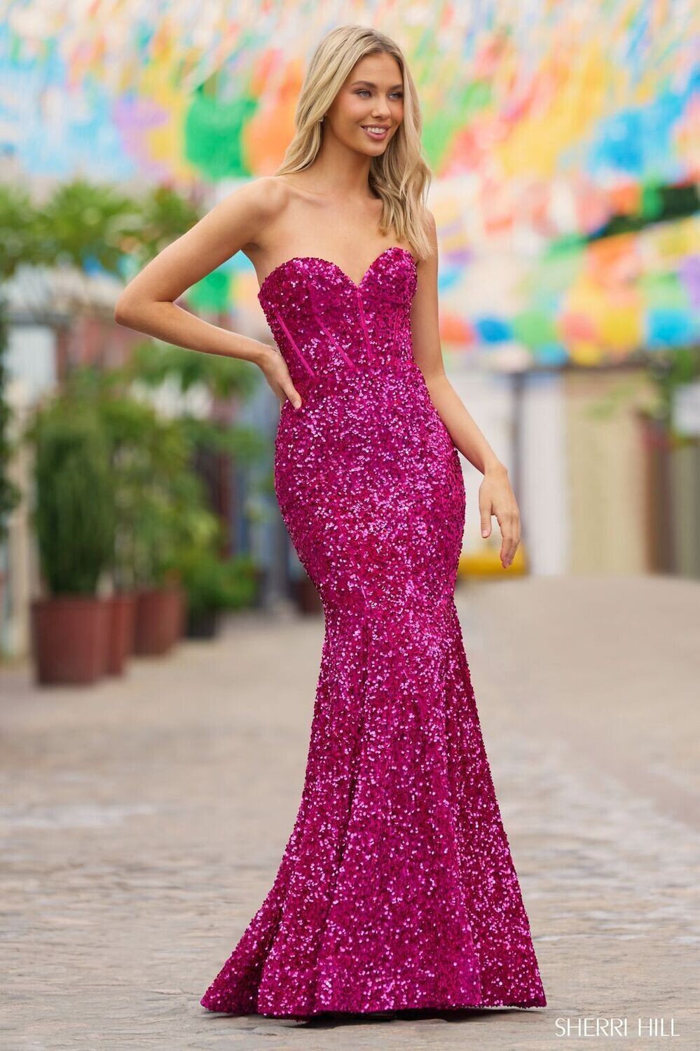 Sherri Hill Dress 55345 Royal Size 4