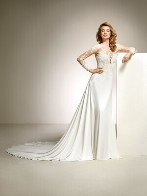 Pronovias Dress Dacil Off White Size 14