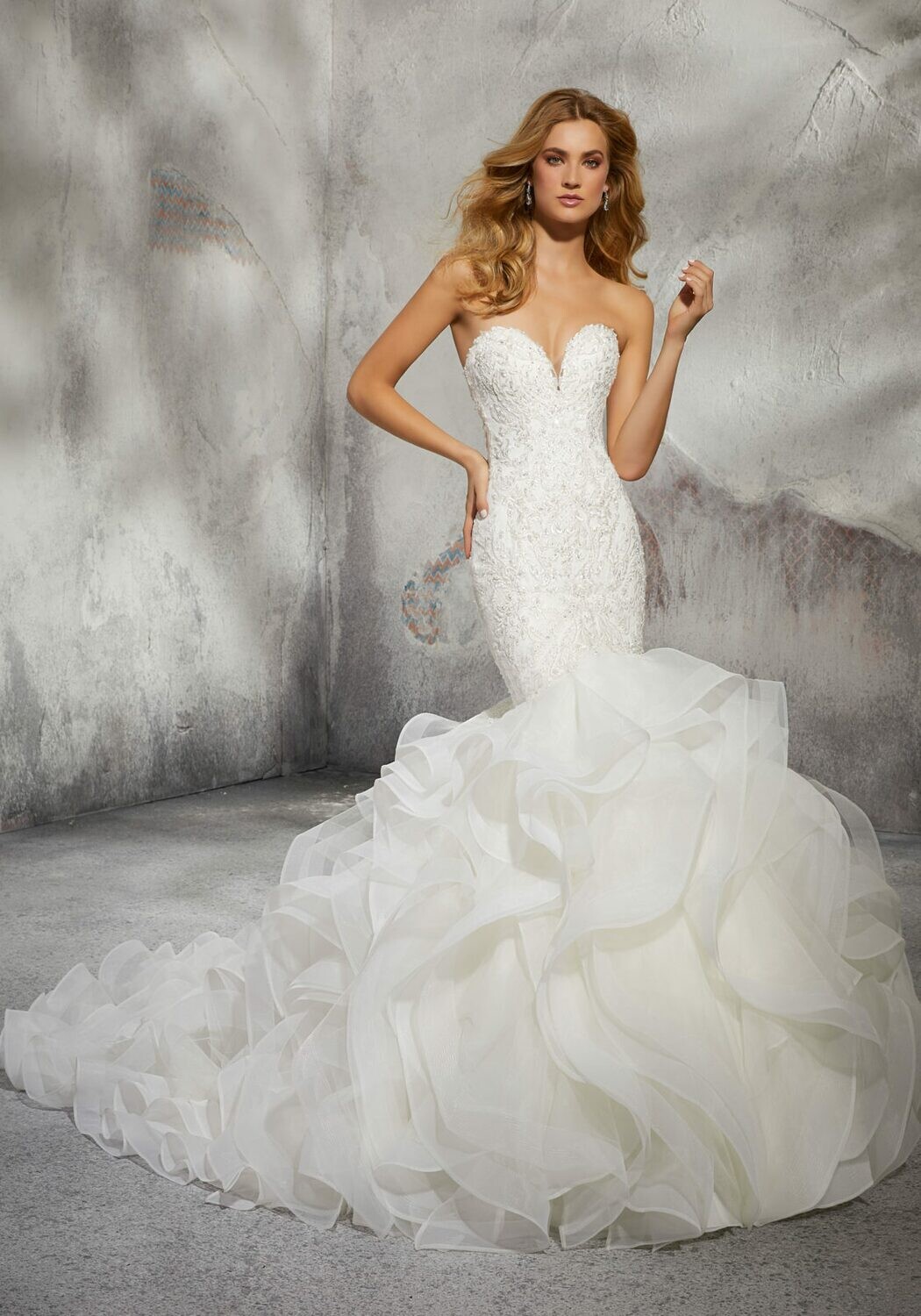 Morilee Dress 8282 Leona Ivory Size 14
