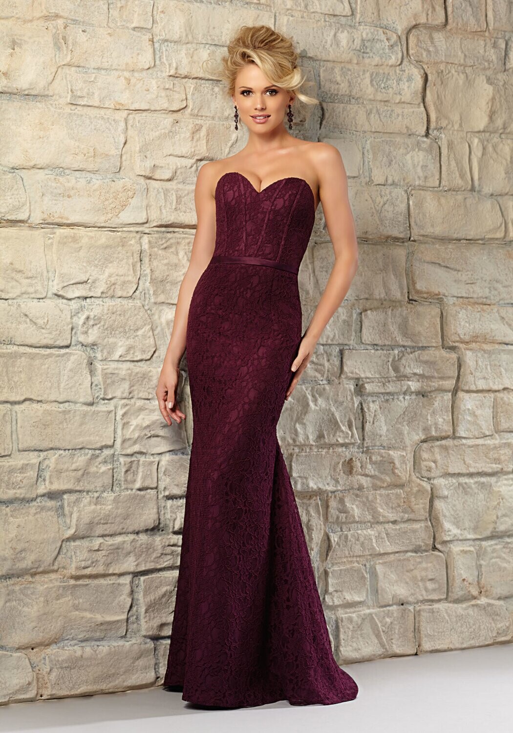 Morilee Bridesmaid Dress 721 Eggplant Size 10