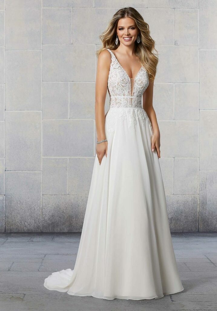 Morilee Dress 6927 Shiloh Ivory Size 10