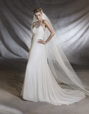 Pronovias Dress Orzolai Off White Size 10