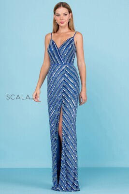 Scala Dress 60258 Sapphire Size 8