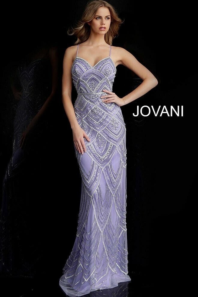 Jovani Dress 60653 Lilac Size 8