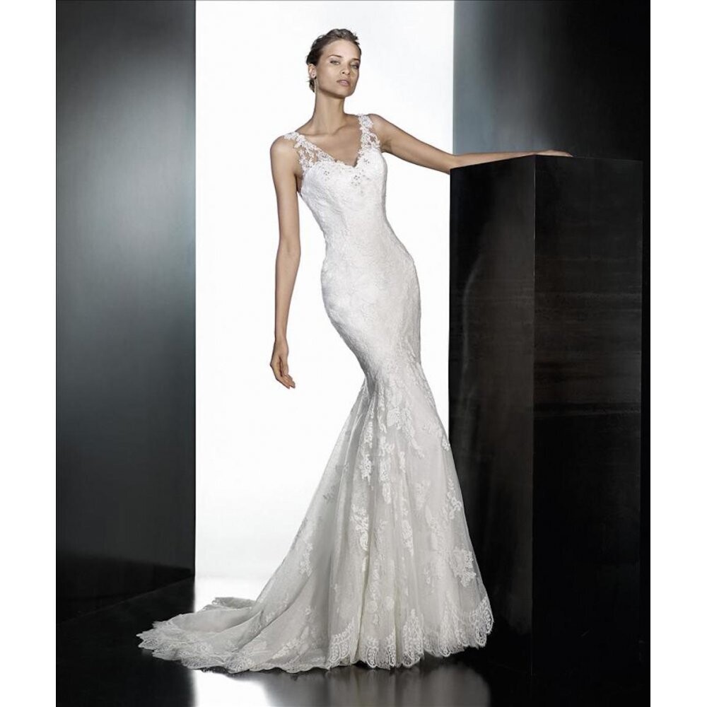 Pronovias Dress Pradera White Size 12