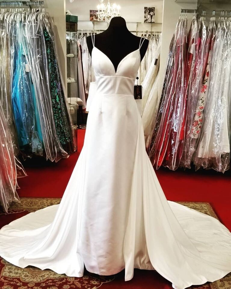 Sherri Hill Dress 54382 Ivory Size 8