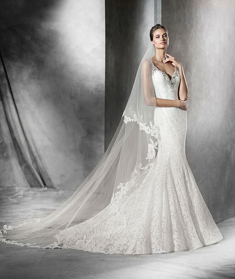 Pronovias Dress Prama Off White Size 10