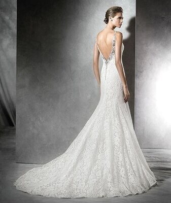 Pronovias Dress Prama Off White Size 10