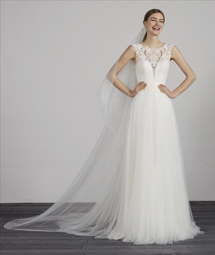 Pronovias Dress Miramar Off White Size 12