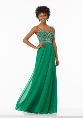Morilee Prom Dress 99129 Emerald Size 10