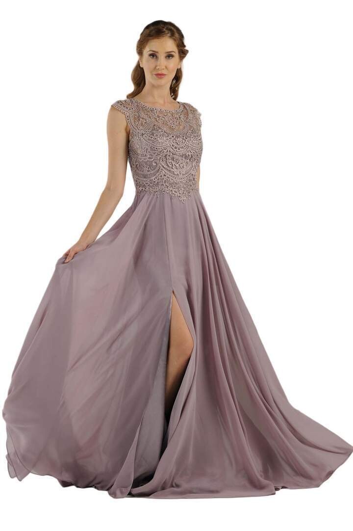 Mother of the Bride Dress 8254 Mauve Size 16