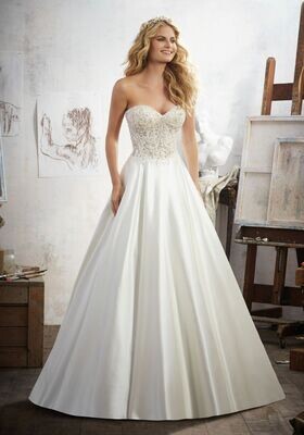 Morilee Dress 8114 Mara Ivory Size 10