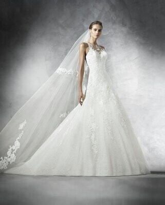 Pronovias Dress Prunelia Off White Size 12