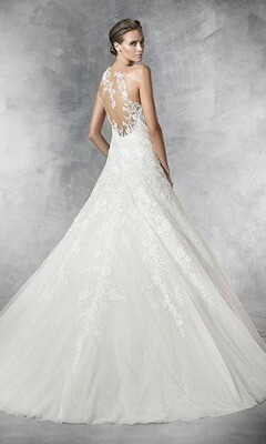 Pronovias Dress Prunelia Off White Size 12