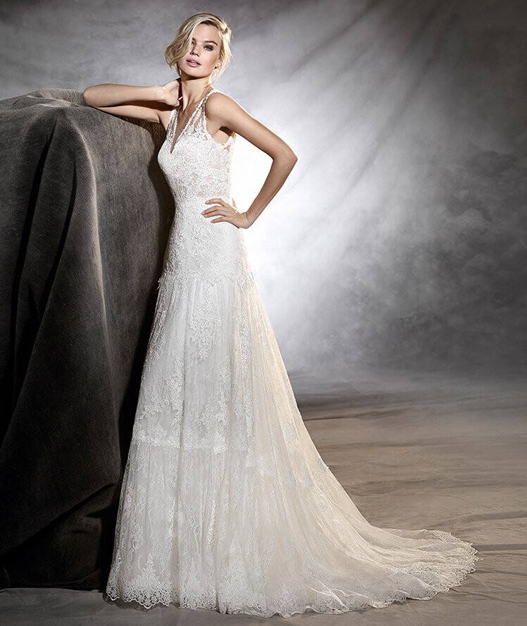 Pronovias Dress Osmany Off White Size 10