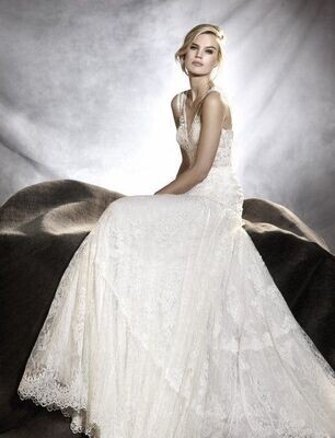 Pronovias Dress Osmany Off White Size 10