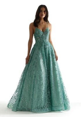 Morilee Prom Dress 48017 Navy/Blush Size 20