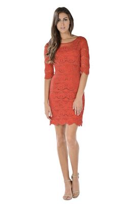 Poly USA Short Dress 7654 Red Size L (12-14)
