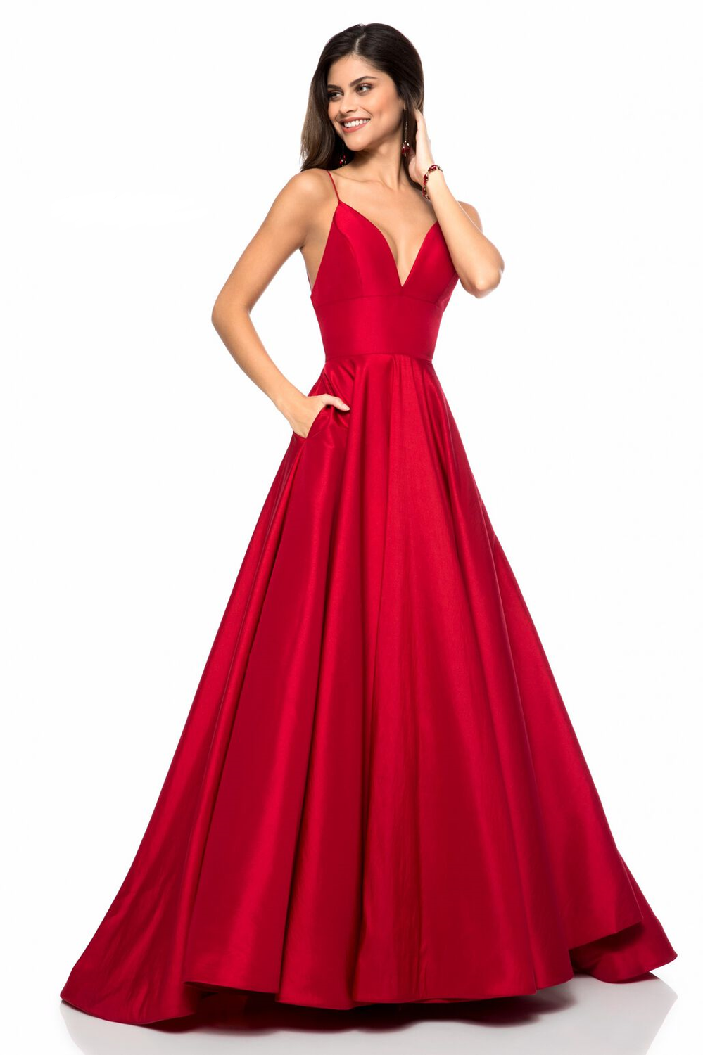 Sherri Hill Dress 51822 Red Size 0