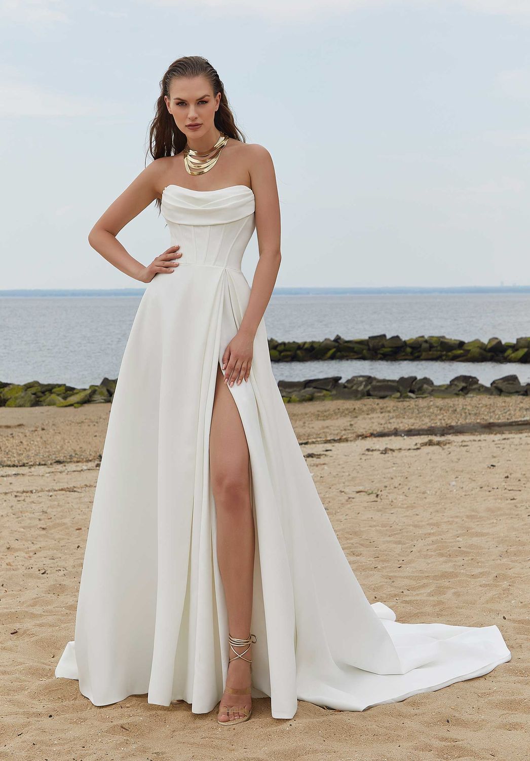 Morilee Dress 15054 Pippa Ivory Size 10