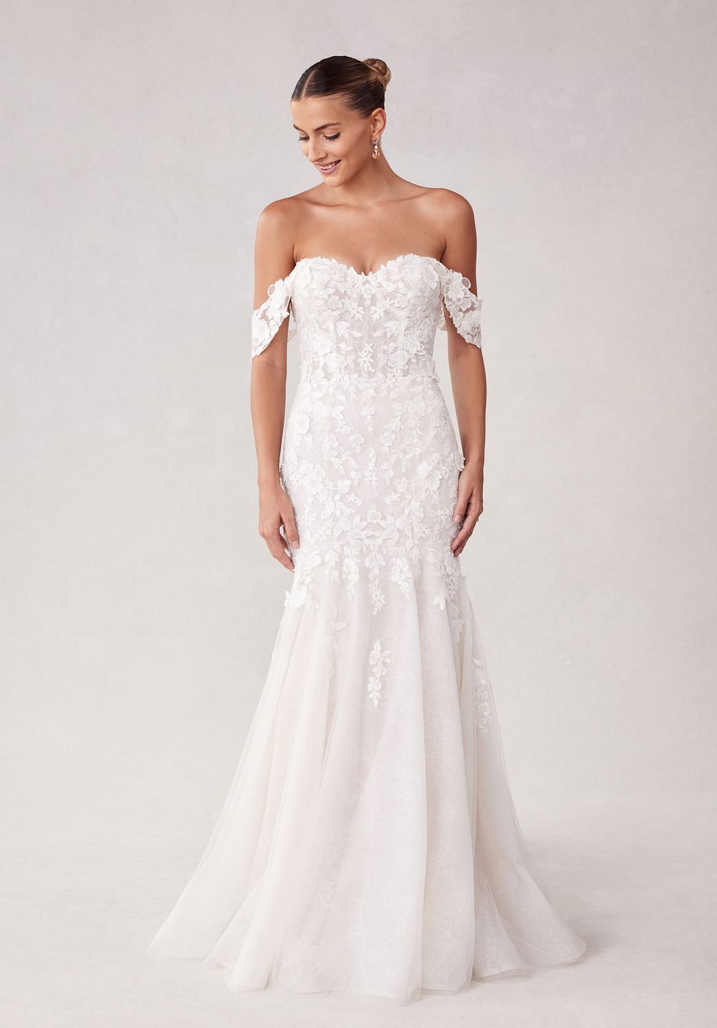 Morilee Dress 2718 Sylvie Ivory/Sand/Honey Size 14