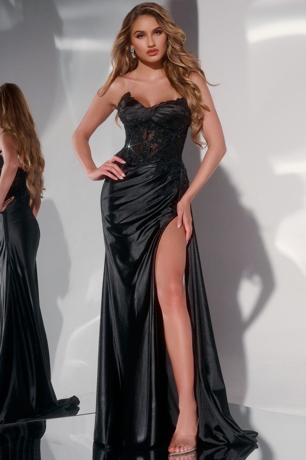 Jovani Dress 43848 Black Size 4