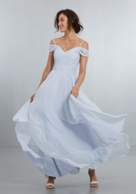 Morilee Bridesmaid Dress 21566 Fog Size 14