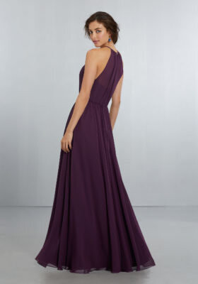 Morilee Bridesmaid Dress 21572 Bordeaux Size 10