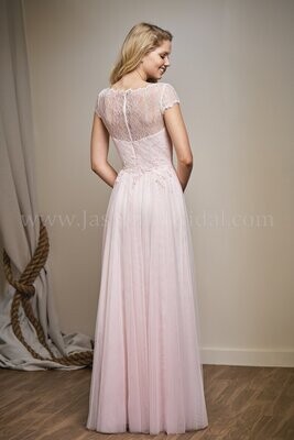 Belsoie by Jasmine Bridesmaid Dress L204010 Ivory Size 14