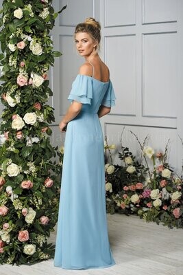 B2 by Jasmine Bridesmaid Dress B193056 Ivory Size 12