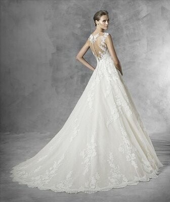 Pronovias Dress Primadona Off White Size 14