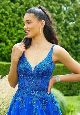 Morilee Prom Dress 47019 Royal Size 12,20