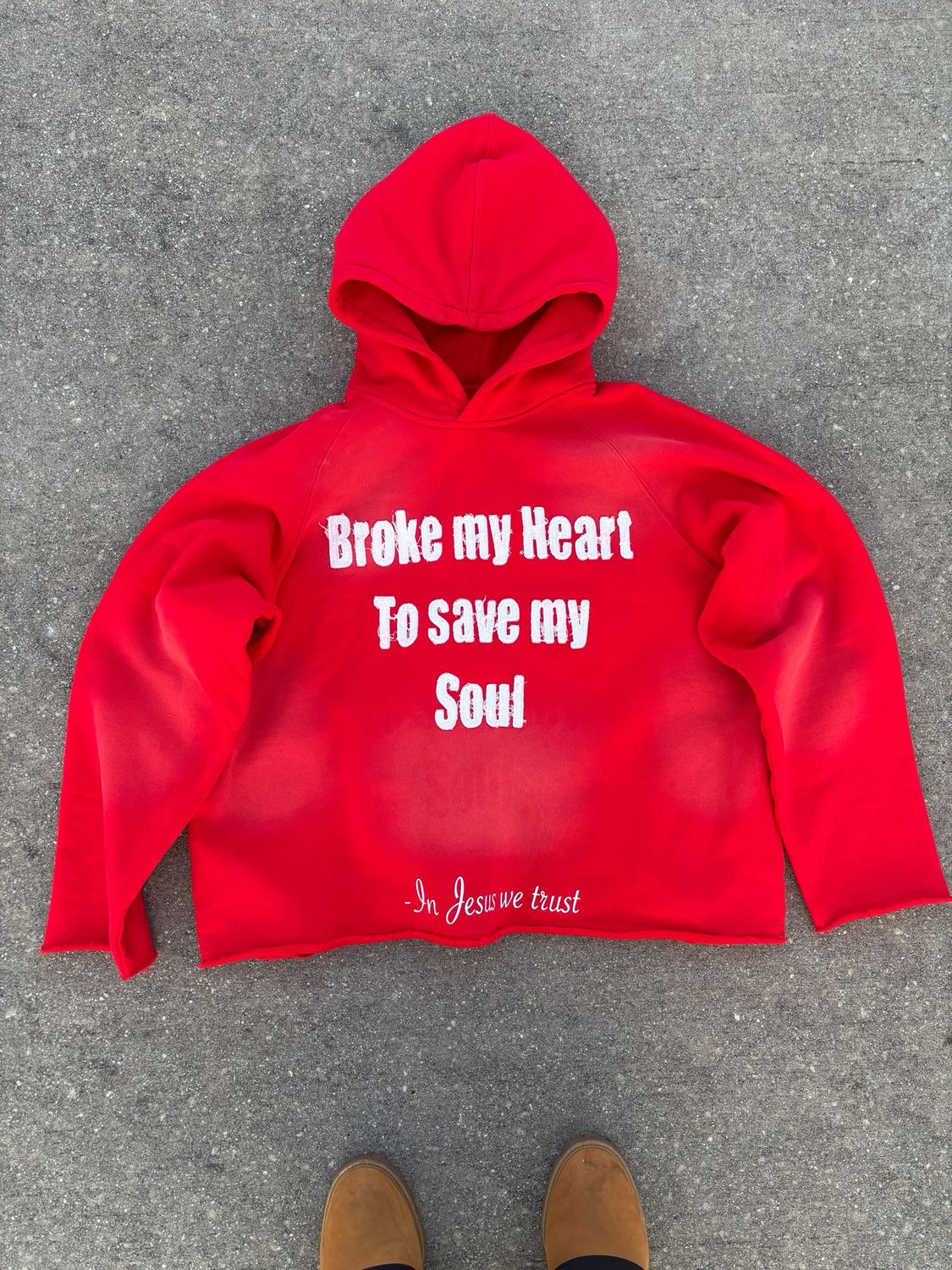 Broke My Heart To Save My Soul Hoodies - Red