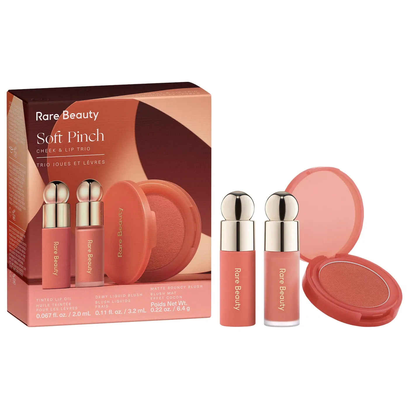 Rare Beauty by Selena Gomez - Soft Pinch Cheek &amp; Lip Trio Makeup Gift Set