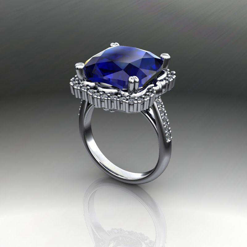 18ct Diamond Tanzanite Ring