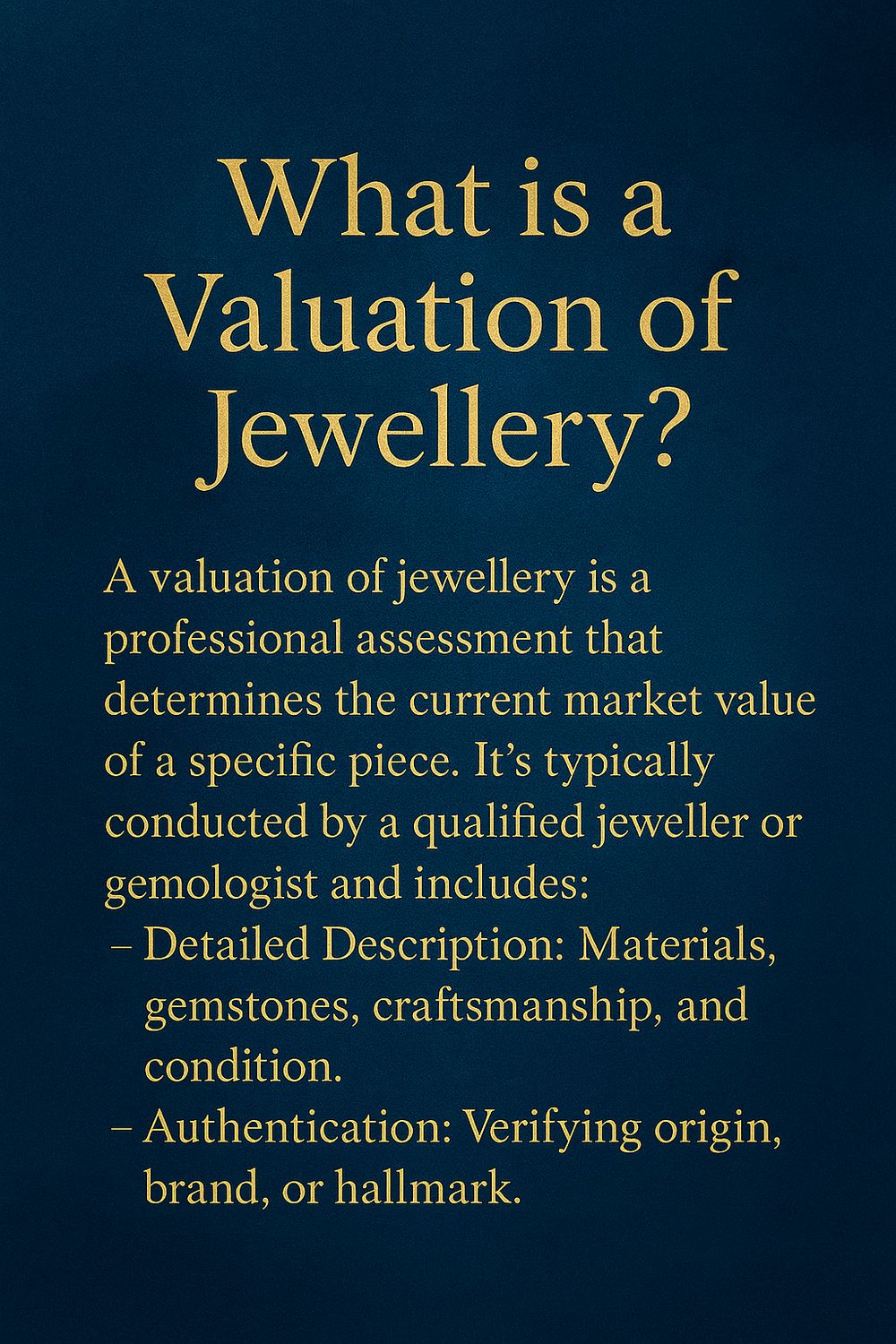 CHR004 Valuations