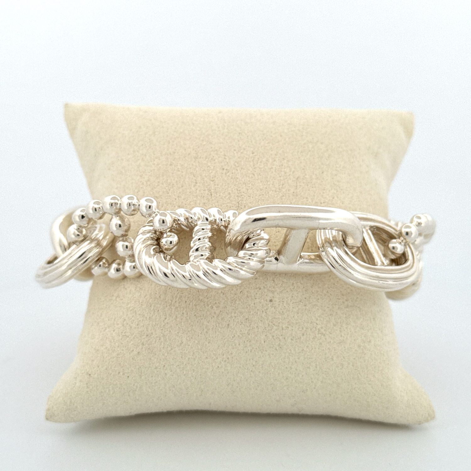 Silver Heavy Anker Chain with Balls