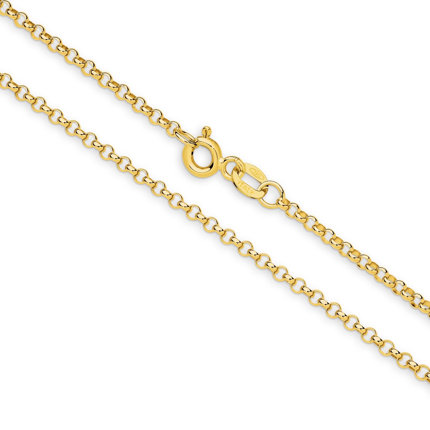 9ct Yellow Gold 40cm Belcher Chain 2.04mm