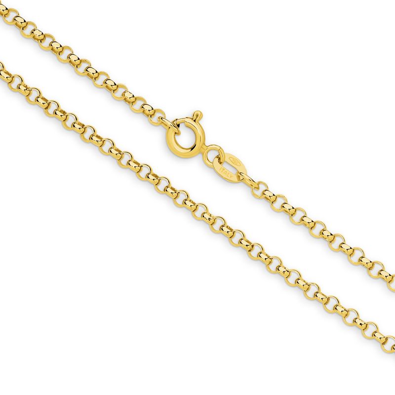9ct Yellow Gold 45cm Belcher Chain 2.34mm