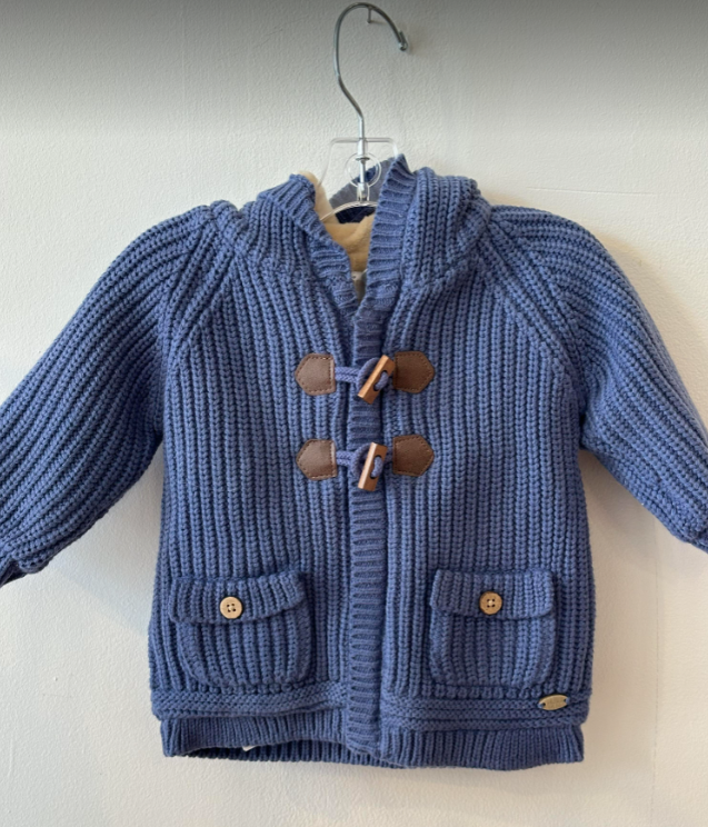 Mayoral Baby Winter Blue Cardigan
