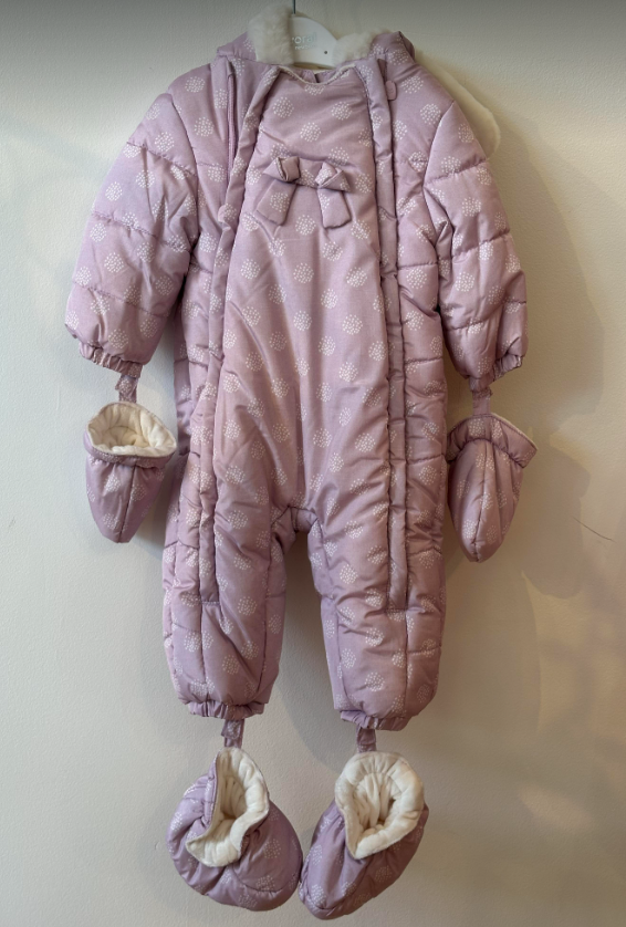 Purple Baby Snowsuit