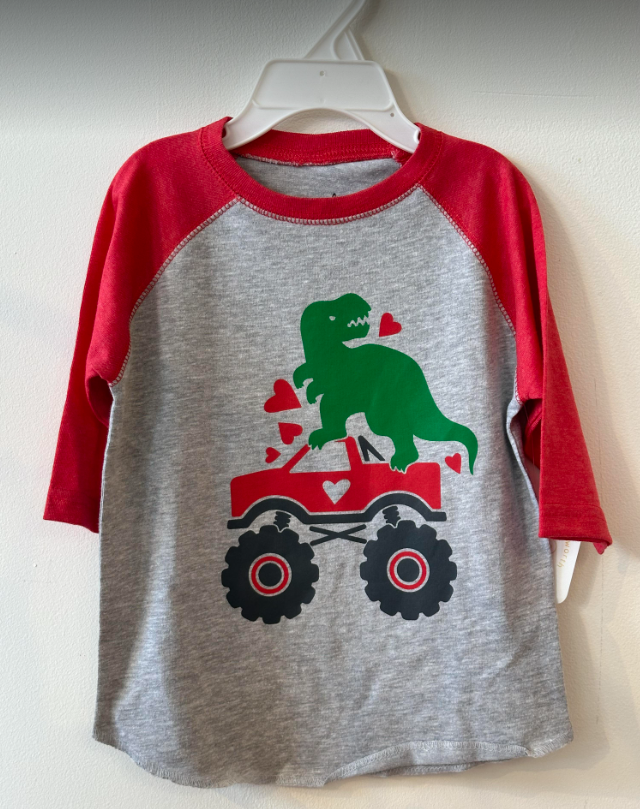 Sweet Wink Dino 3/4 Length Shirt