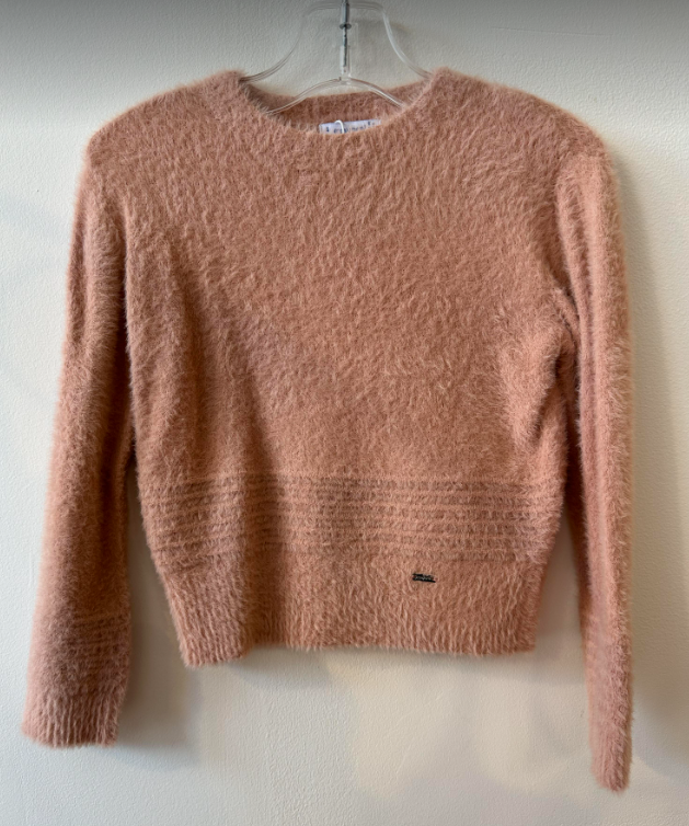 Mayoral Blush Pink Plush Sweater