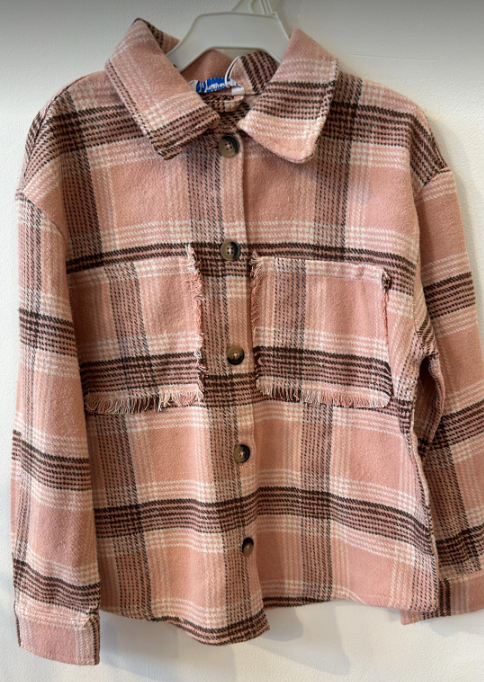 Mayoral Plaid Pink Sweater