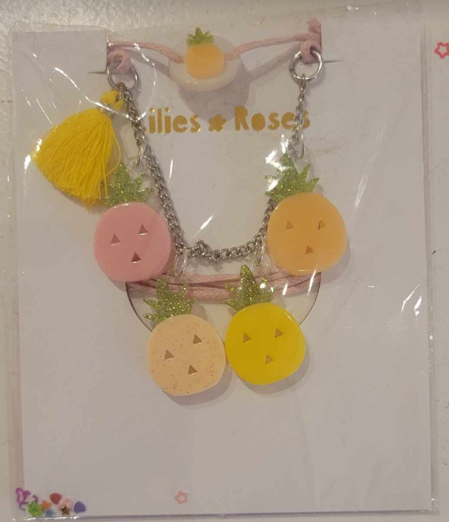 Pastel Pineapple Necklace